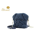 3D Pug Handbag Purse with Chain Strap
