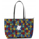 Autism Awareness Multi Color Tote Bag