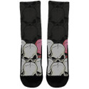 Skulls White & Rose Socks