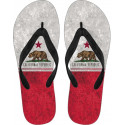 California Flag Flip Flops