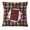 Happy Chocolate Bar! Pillow Case
