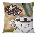 Coffee is my Life Pillow Case