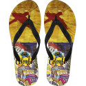 Love Colombia Flip Flops
