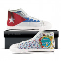 Proud to be Cuban White High Tops