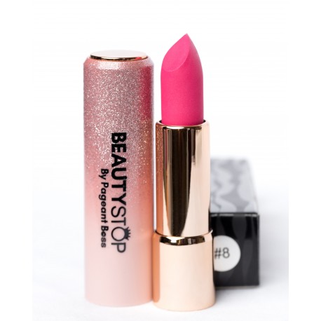 Hot Pink Velvet Matte Lipstick 8