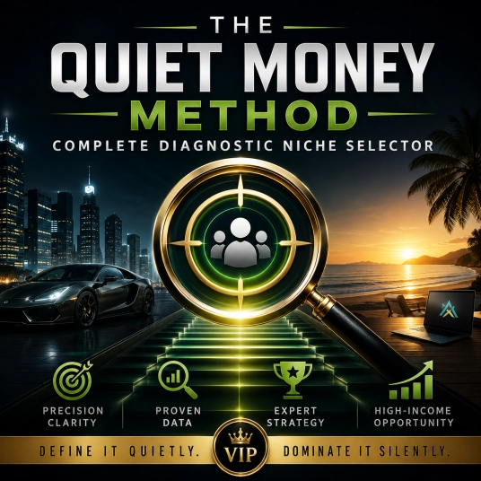 The Quiet Money Method - Online Niche Selector