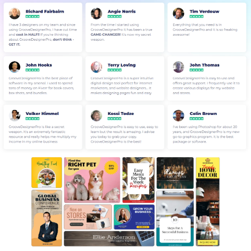 Groove Designer Pro Testimonials