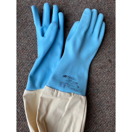 Blue Latex Beekeeping Gloves