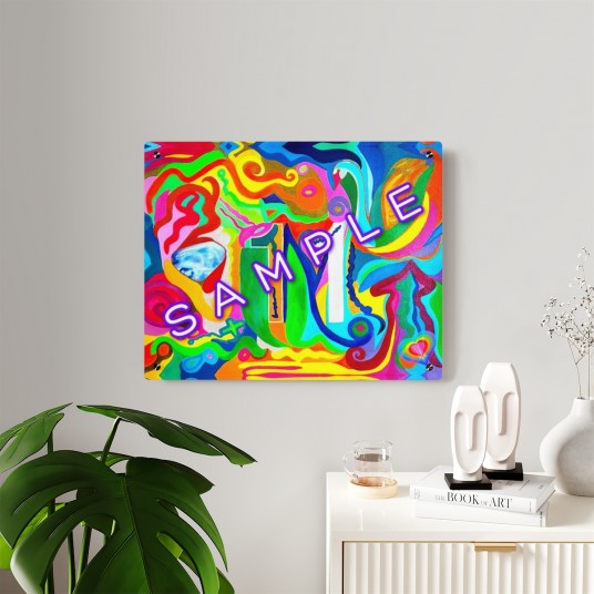 Your Reiki Art Soul Path Portrait - Acrylic Wall Art Panel