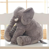 Large Plush Elephant Pillow To Comfort And Support Baby