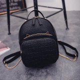 Leather Backpack--With Cute Cat Ears