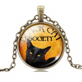 Black Cat  Vintage Necklace