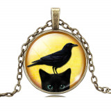 Black Cat  Vintage Necklace