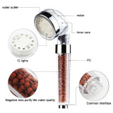 Shower Filter With Colorful Negative Ions