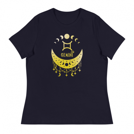 Zodiac Signs Celestial Gemini T-Shirt