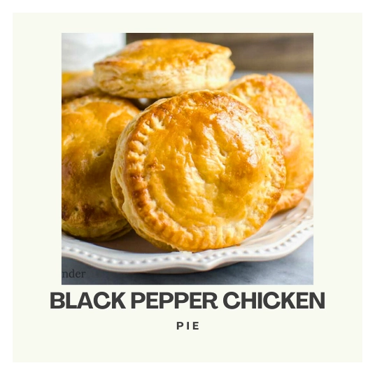 Black Pepper Chicken Pie