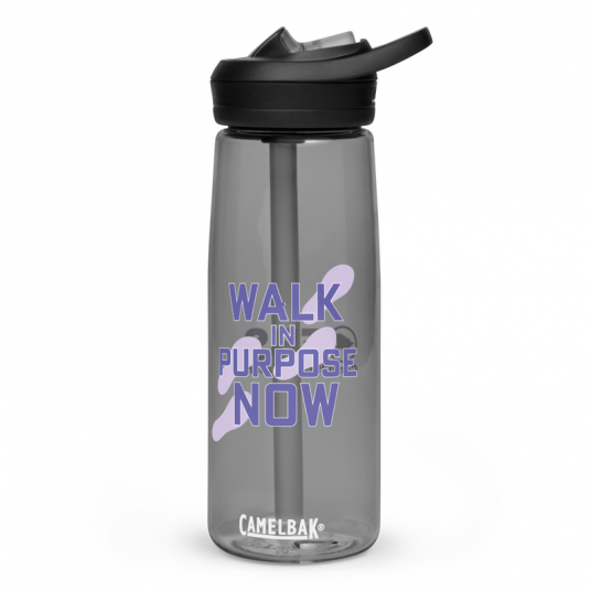Walk in Purpose Now Sports water bottle