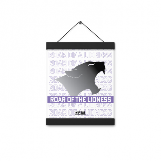 Roar of the Lioness Poster with hangers
