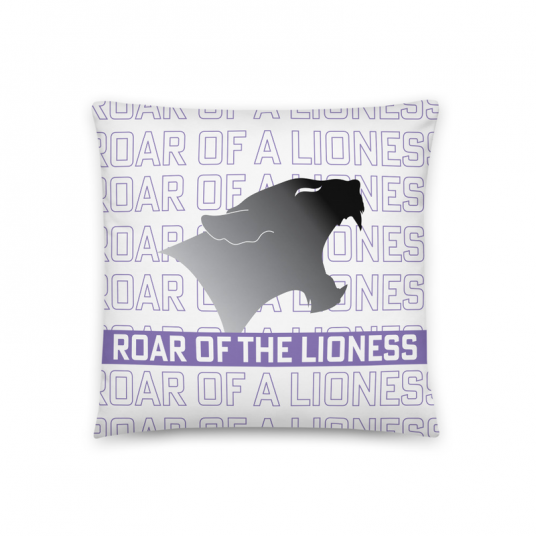 Roar of the Lioness Basic Pillow