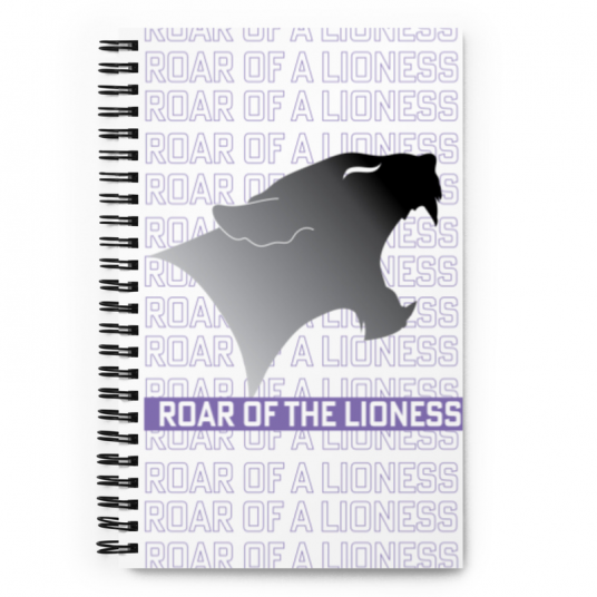 Roar of the Lioness Spiral notebook