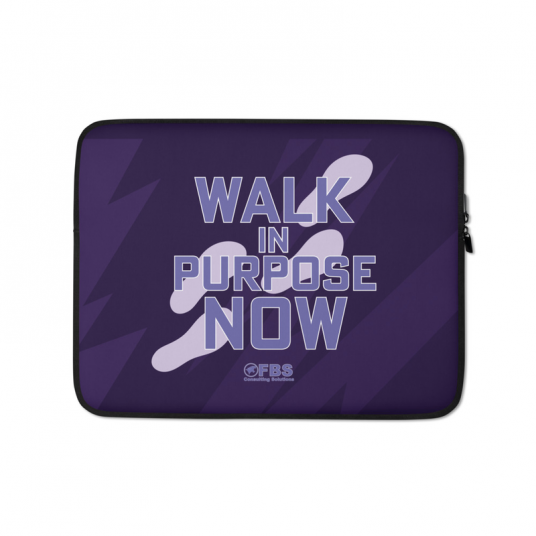 Walk in Purpose Now Laptop Sleeve