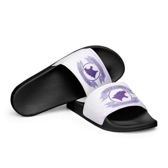 R.O.A.R (Your Voice Has Power) Women's slides