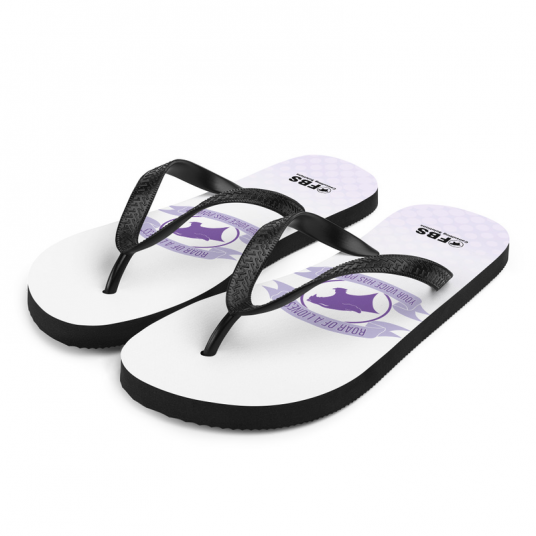 R.O.A.R (Your voice has power) Flip-Flops