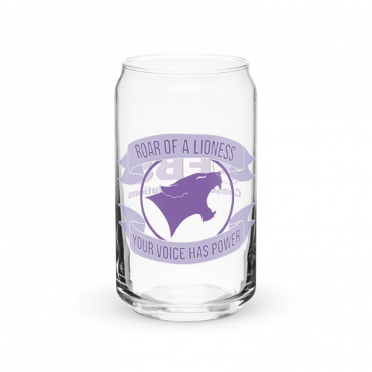R.O.A.R Can-shaped glass