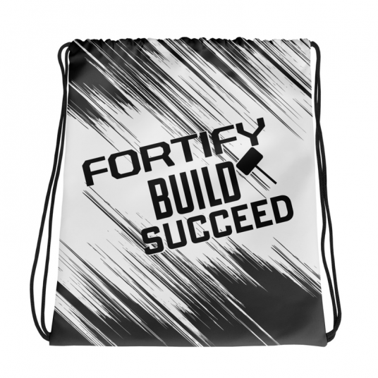 Fortify Build Succeed Drawstring bag