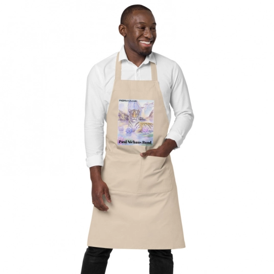 Tiger Print Organic Cotton Apron