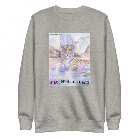 Tiger Print Crew Sweatshirt