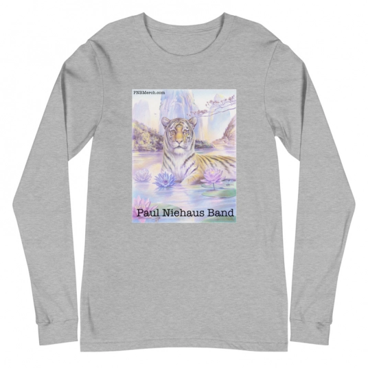 Tiger Print Men's Long Sleeve T-shirt