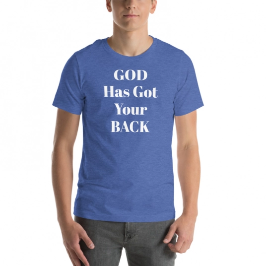 God Has Got Your Back Tiger Print Men's T-shirt