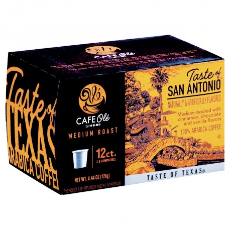 Cafe Ole Taste of San Antonio Medium Roast Single Serve Coffee Cups