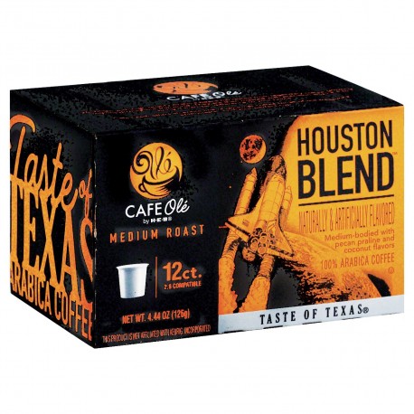 Cafe Ole Houston Blend Taste of Texas Medium Roast Single Serve Coffee Cups