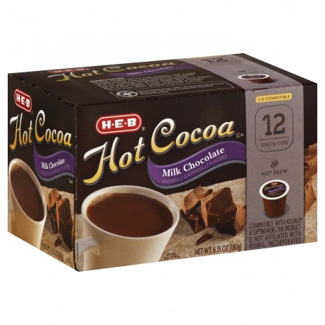 Milk Chocolate Cocoa Single Serve Cups