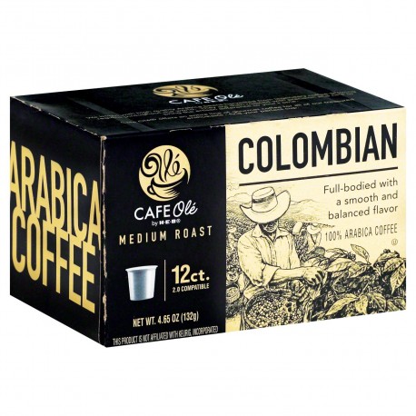 Cafe Ole  Colombian Medium Roast Single Serve Coffee Cups