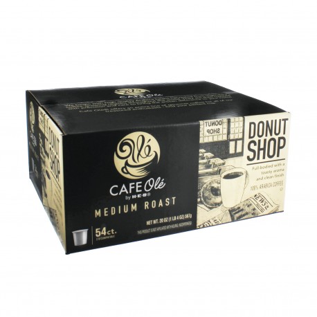 Cafe Ole  Donut Shop Medium Roast Single Serve Coffee Cups Value Pack