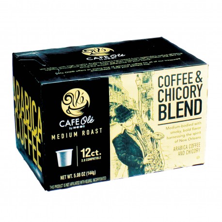 Chicory Blend Medium Roast Single Serve Coffee Cups