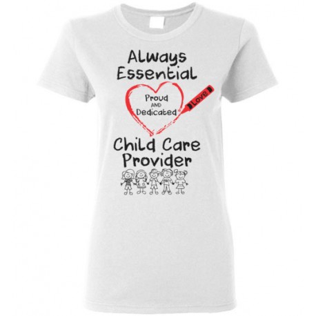 Crayon Heart With Kids Big Black Font Women's T-shirt