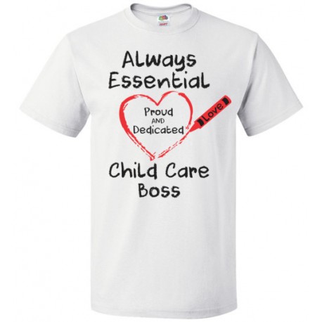 Crayon Heart Big Black Font Boss Unisex T-Shirt
