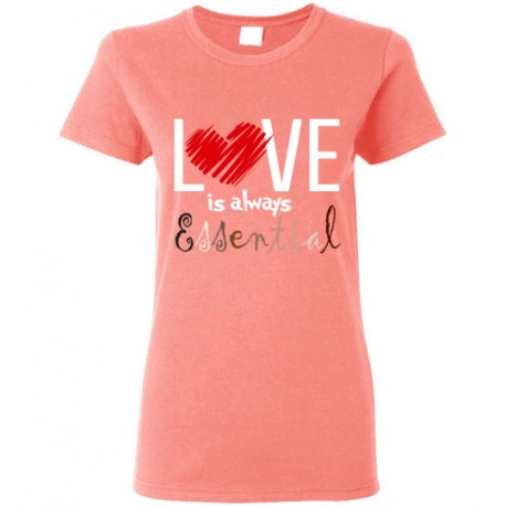 Scribble Heart Essential Women's T-Shirt