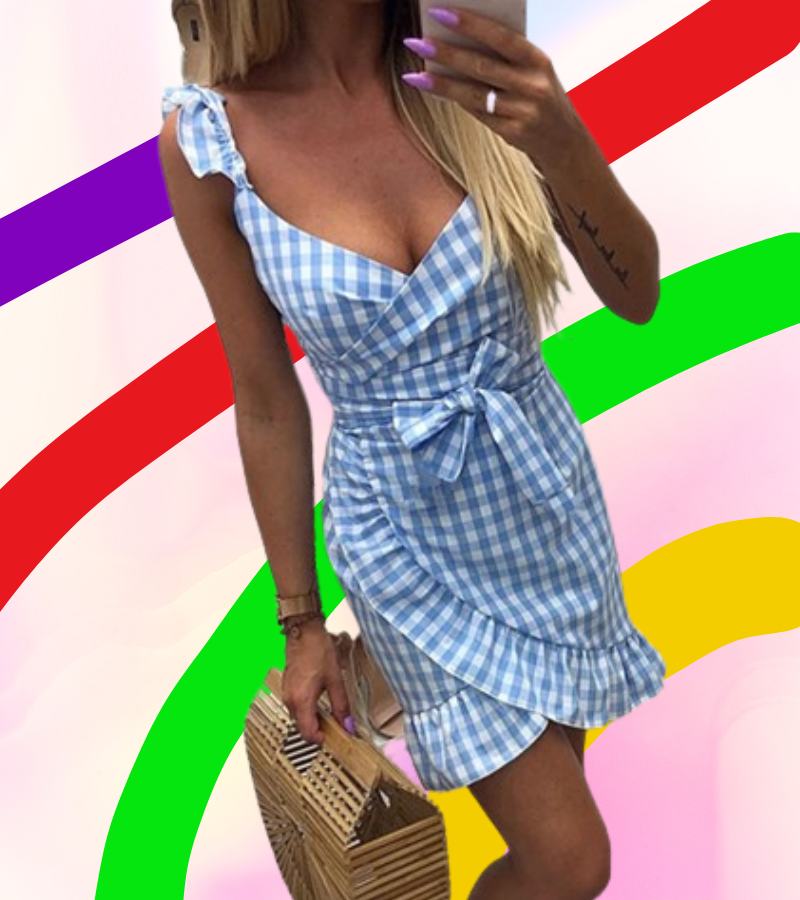 Sleeveless Mini Dress - Perfect for Beach Days and Streetwear Glam