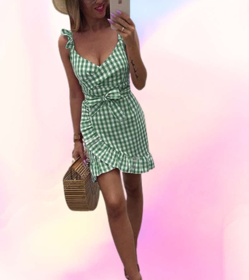 Sleeveless Mini Dress - Perfect for Beach Days and Streetwear Glam