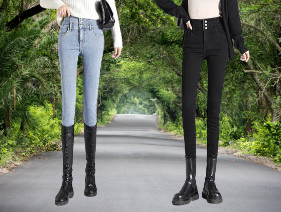 Women's Skinny Pencil Vaqueros Vintage Leggings Trousers