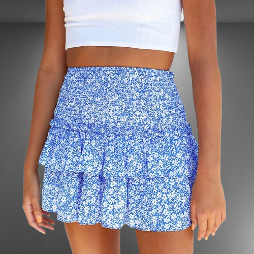 Printed sexy pleated Skirts for Women