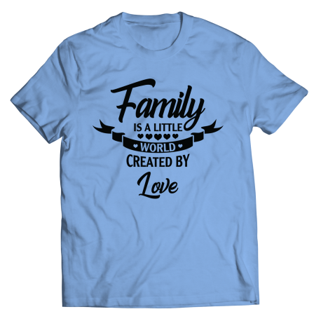 Youth T-Shirt | Colored - Limited Edition | Family Is A Little World Created By Love
