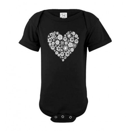 Heart of Flowers - Baby Tshirt