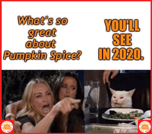 pumpkin spice 2020 meme