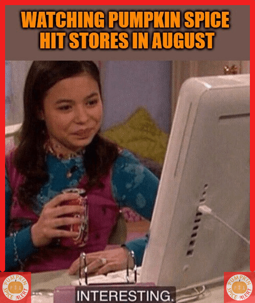 icarly pumpkin spice meme